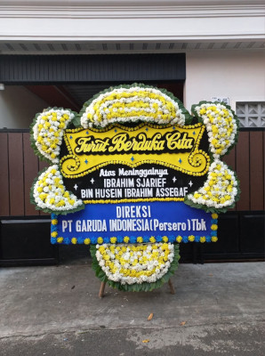 Papan Bunga Duka di Gunungjaya